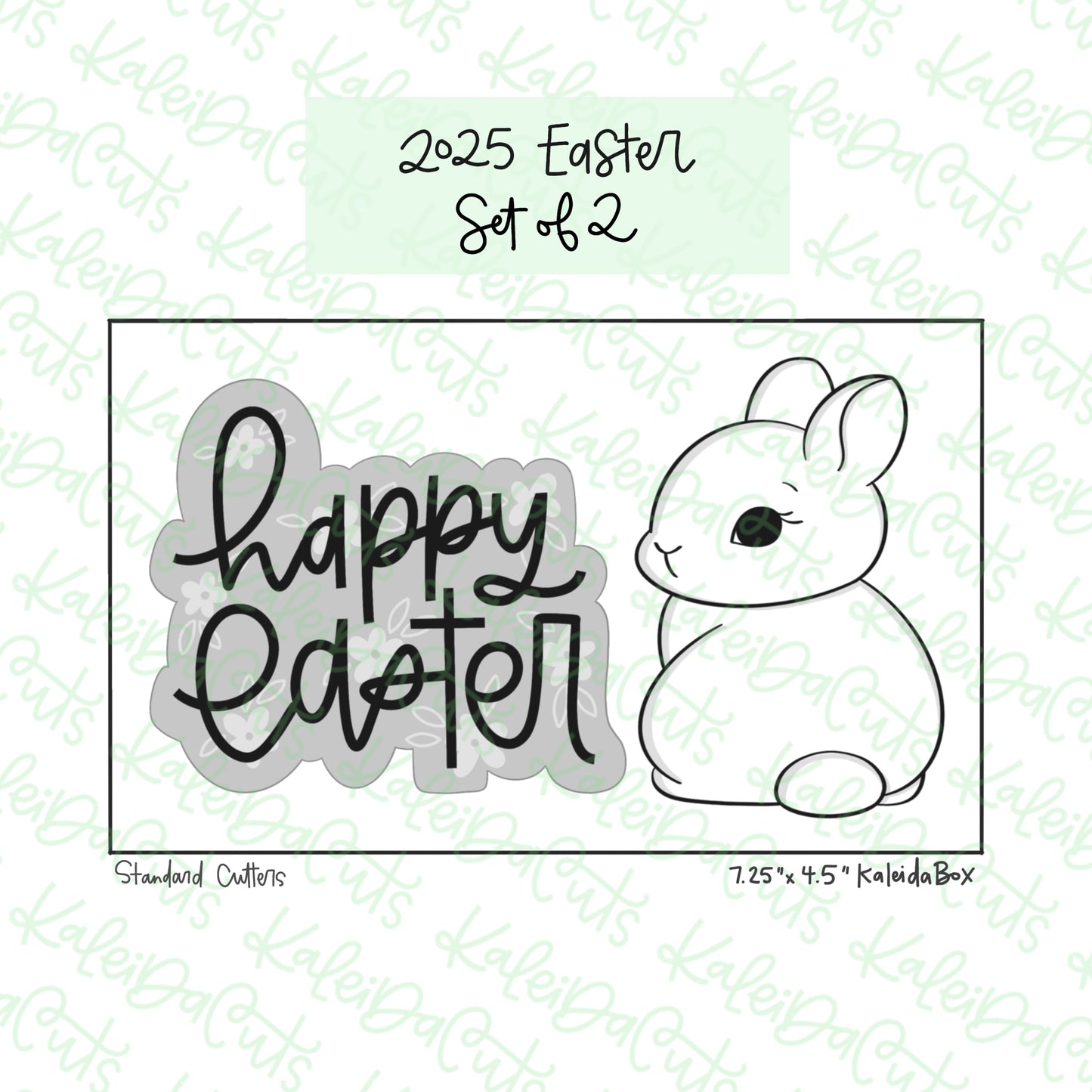 2025 Easter Cookie Cutter Set of 2
