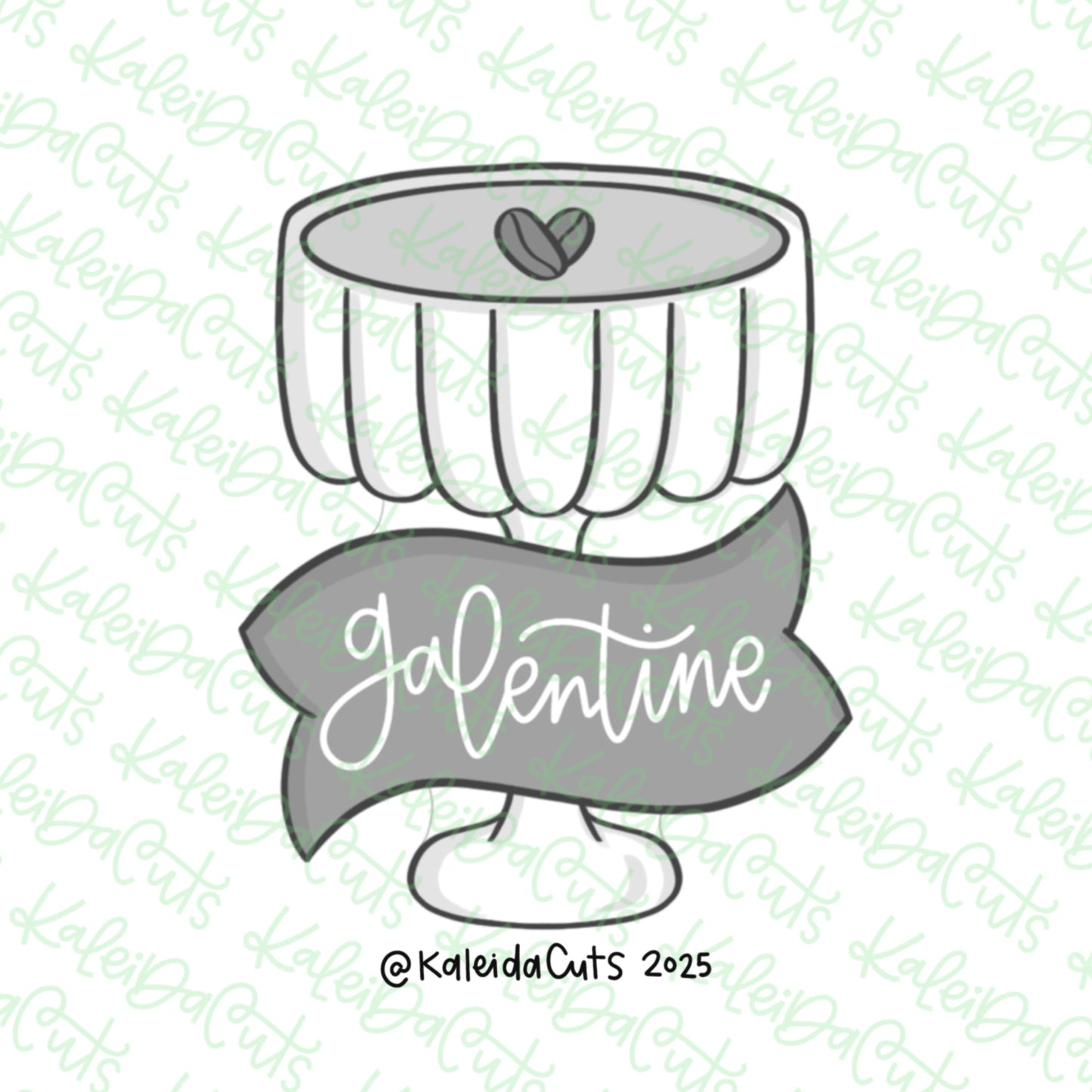 Champagne Banner Cookie Cutter