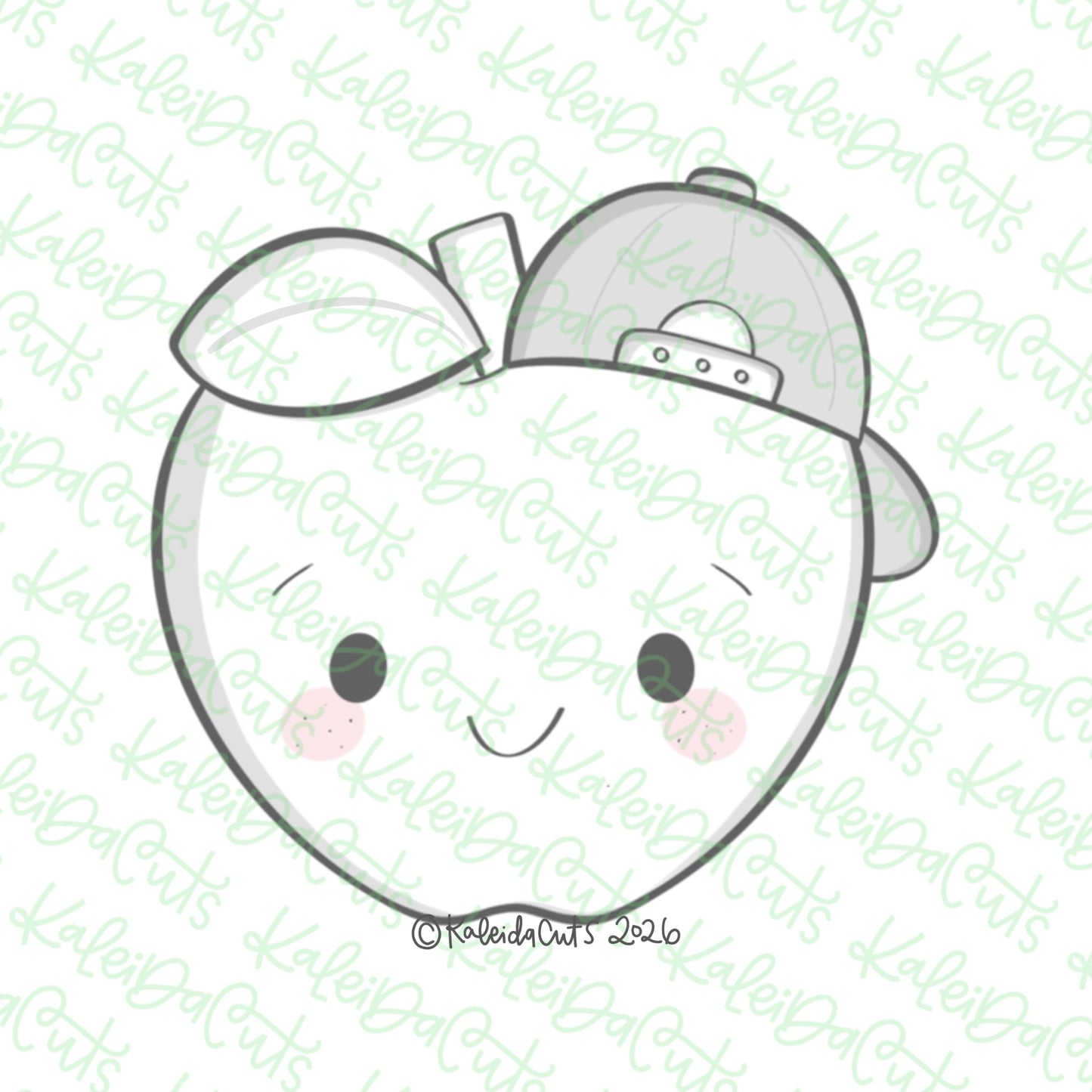 Apple Kid Hat Cookie Cutter