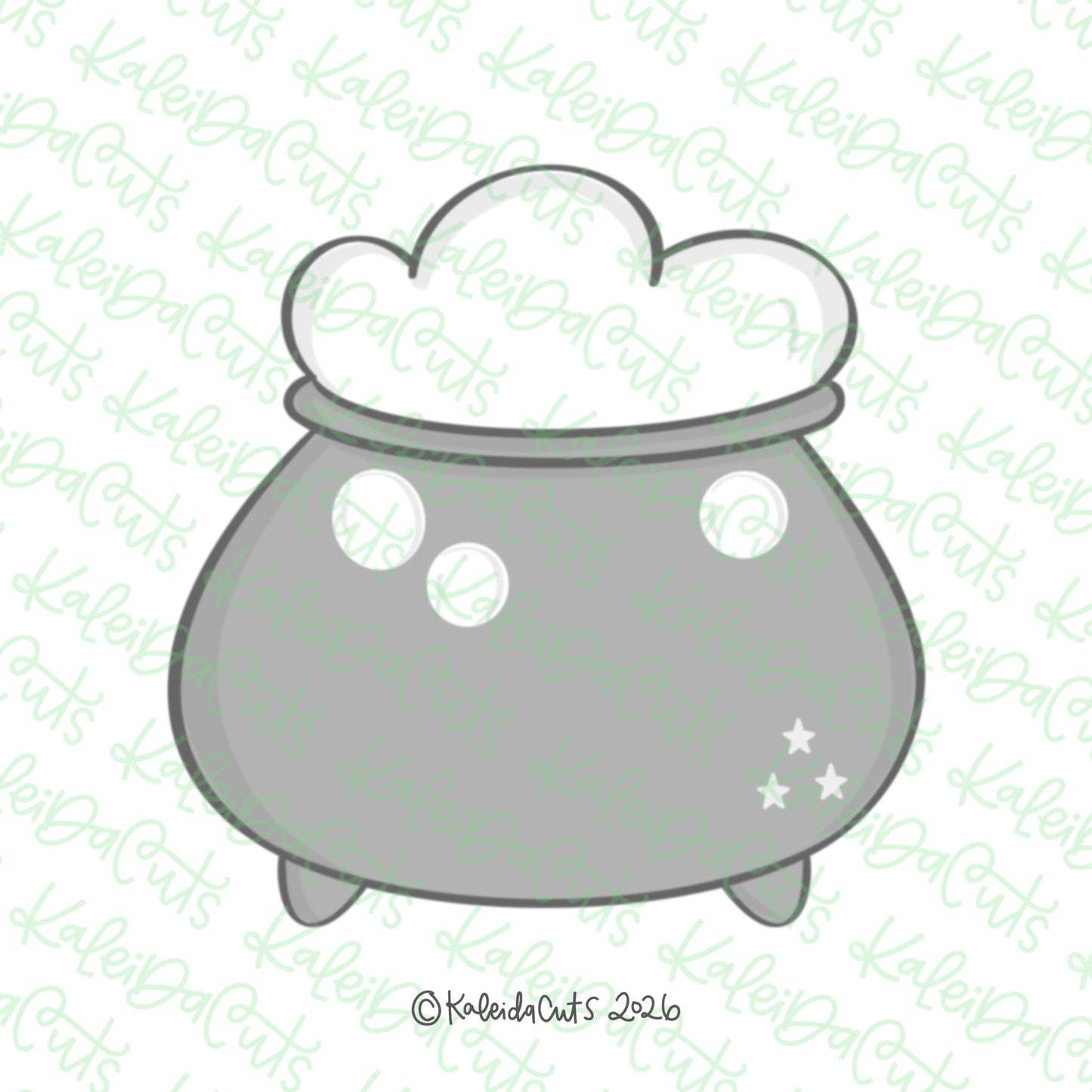 Witchy Cauldron Cookie Cutter