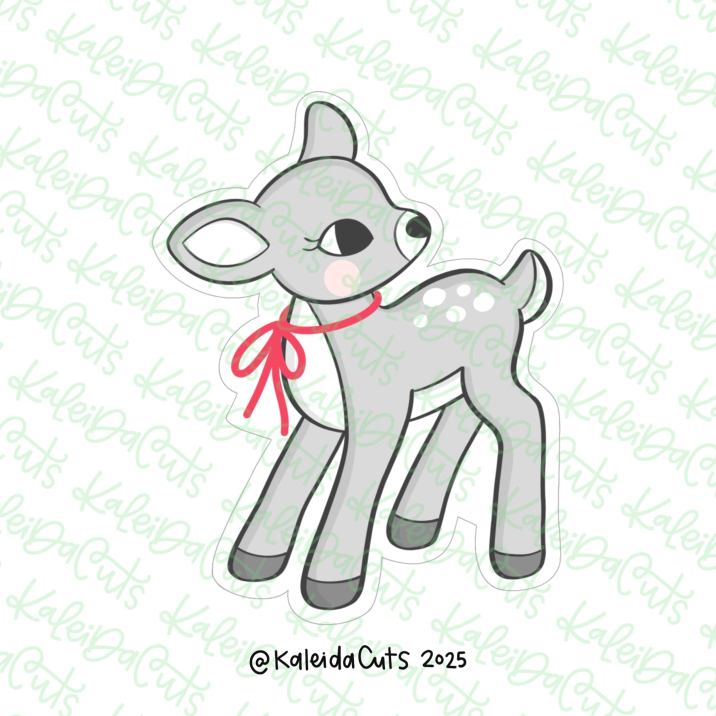 Vintage Deer Cookie Cutter