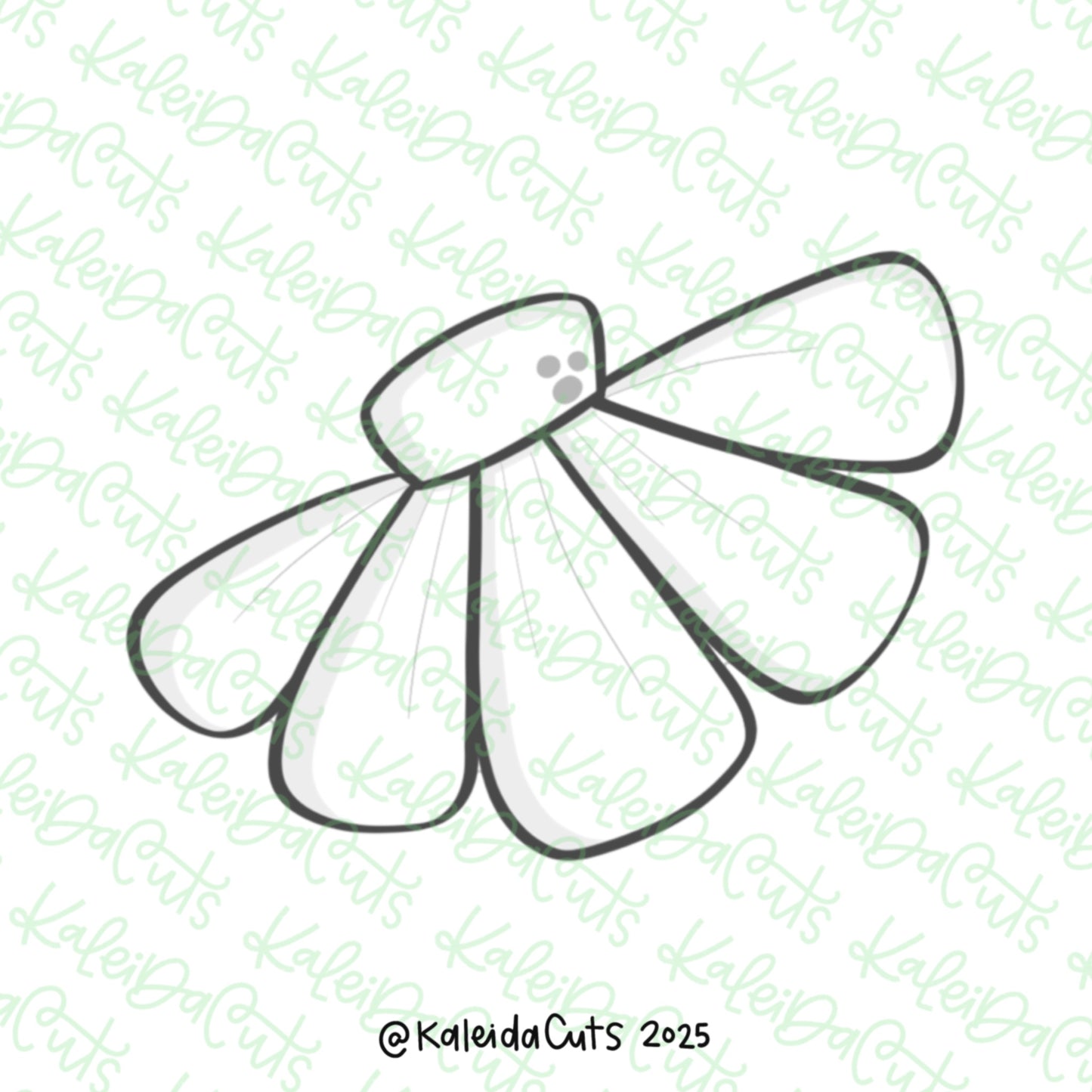 Spring Side Flower Cookie Cutter