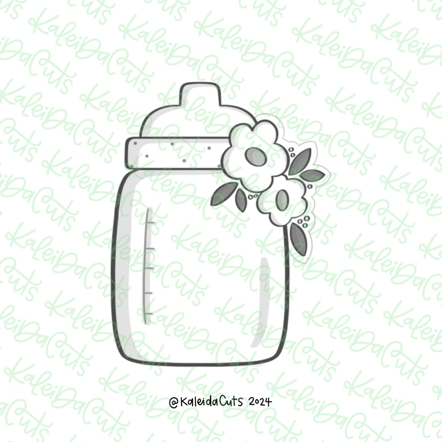 Bloom Bottle Cookie Cutter