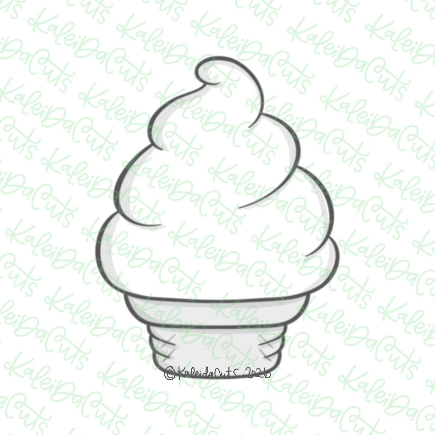 Ice Cream Squish Cookie Cutter