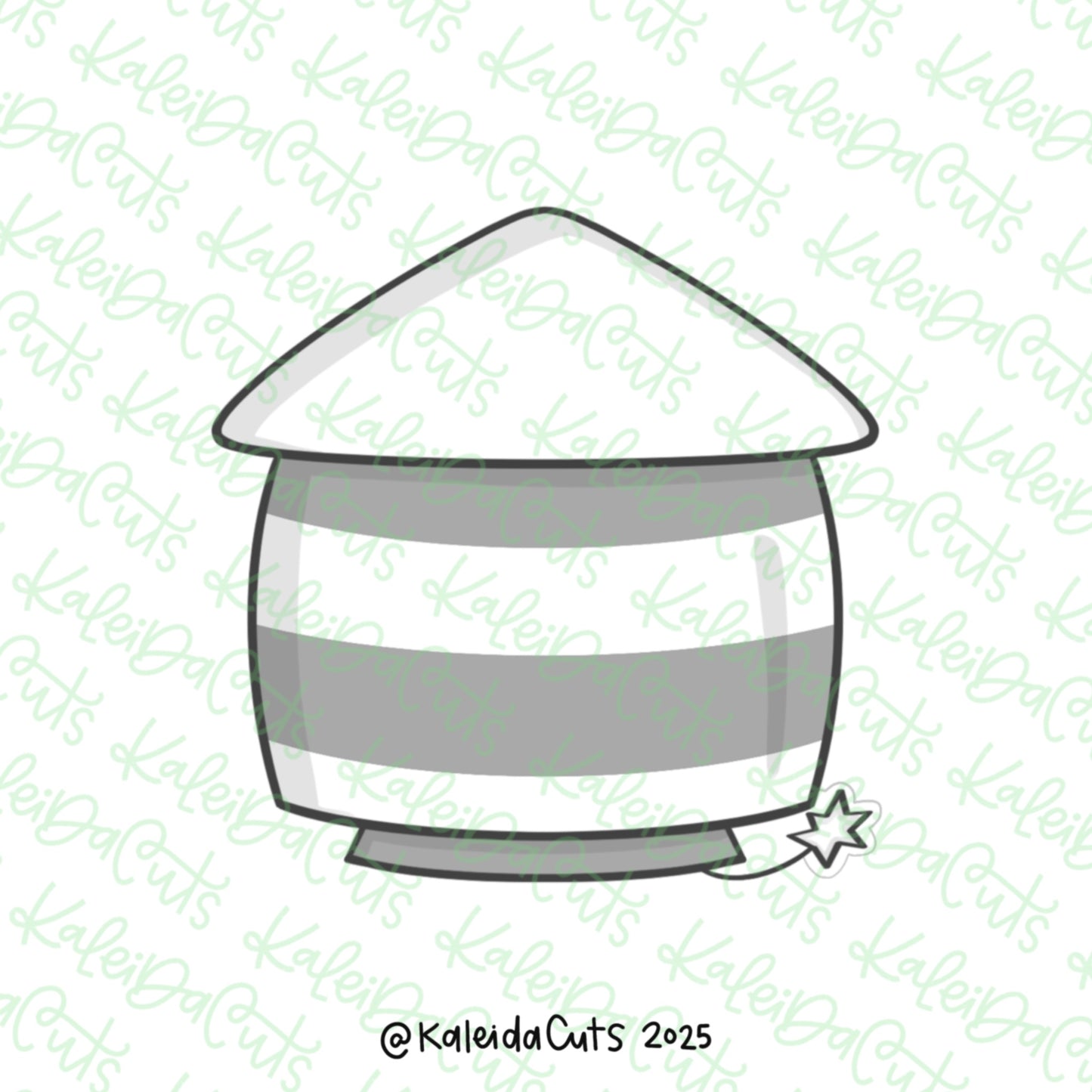 Patriotic Rocket Cookie Cutter