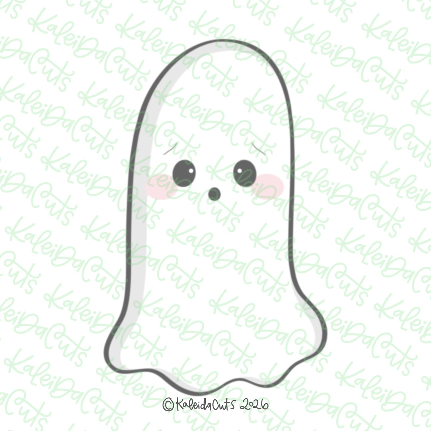 Slim Ghost Cookie Cutter