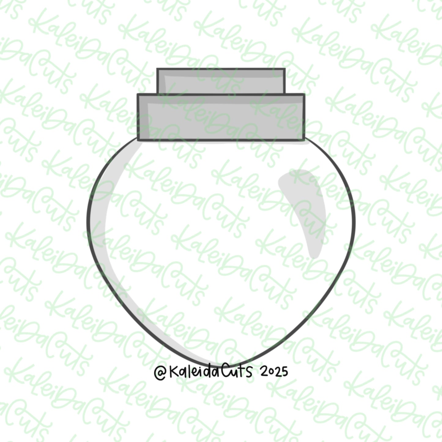 Simple Christmas Light Cookie Cutter