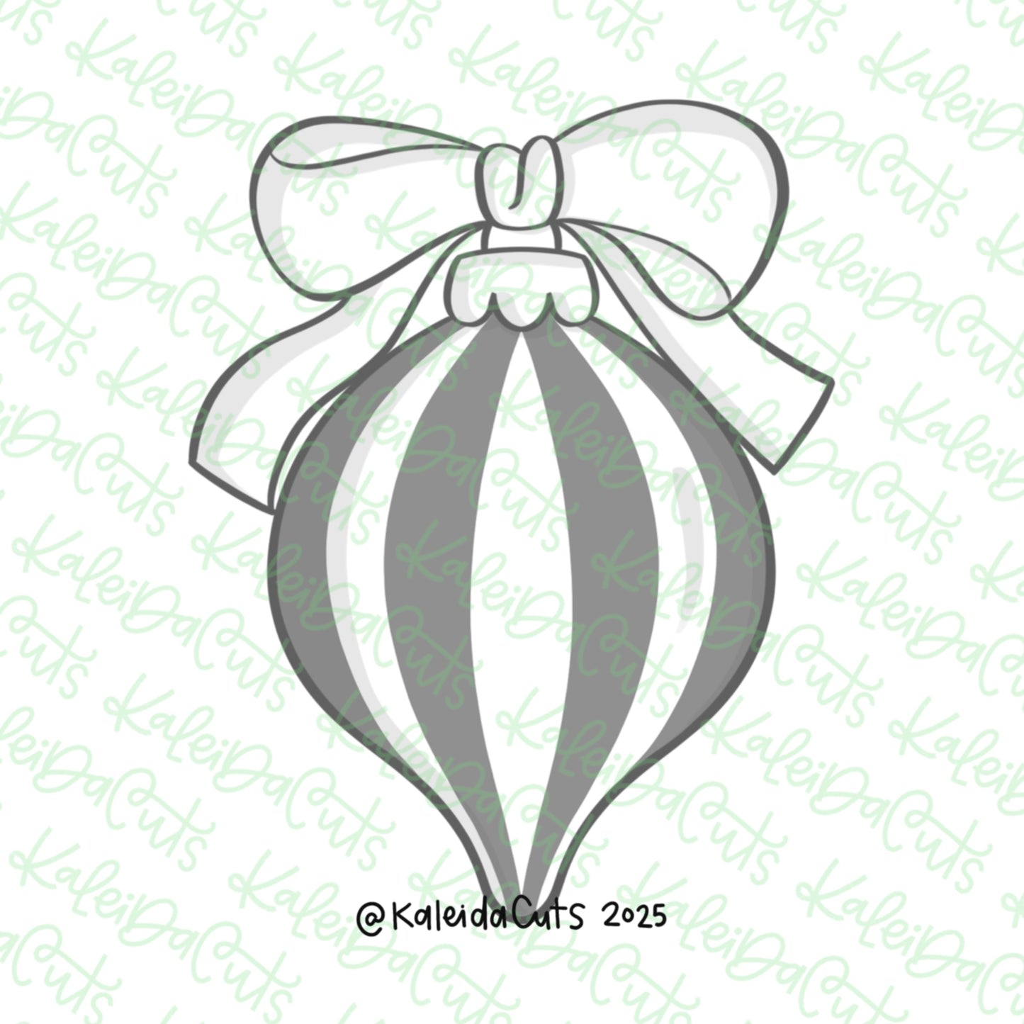 Coquette Ornament 6 Cookie Cutter