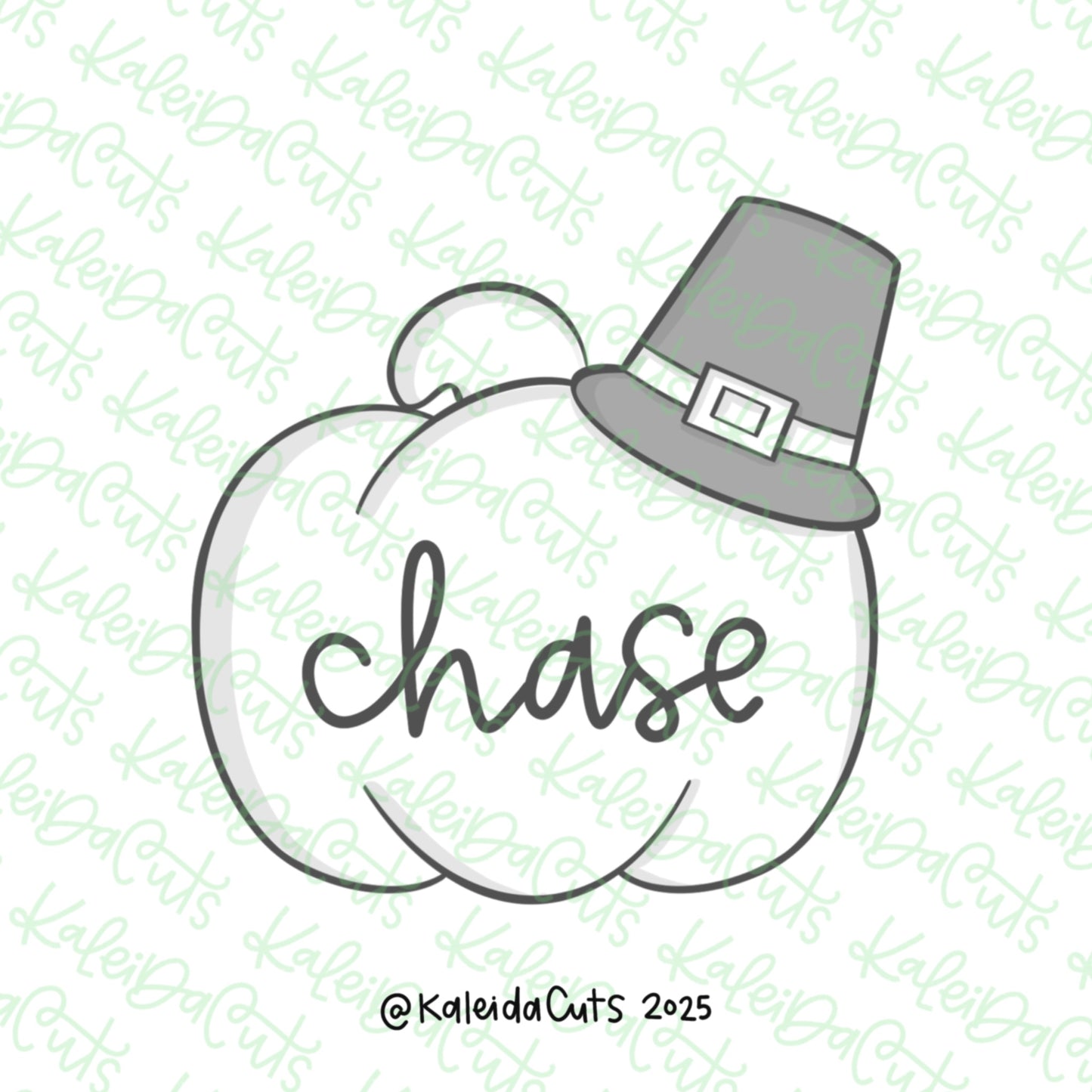 Pilgrim Pumpkin Cookie Cutter