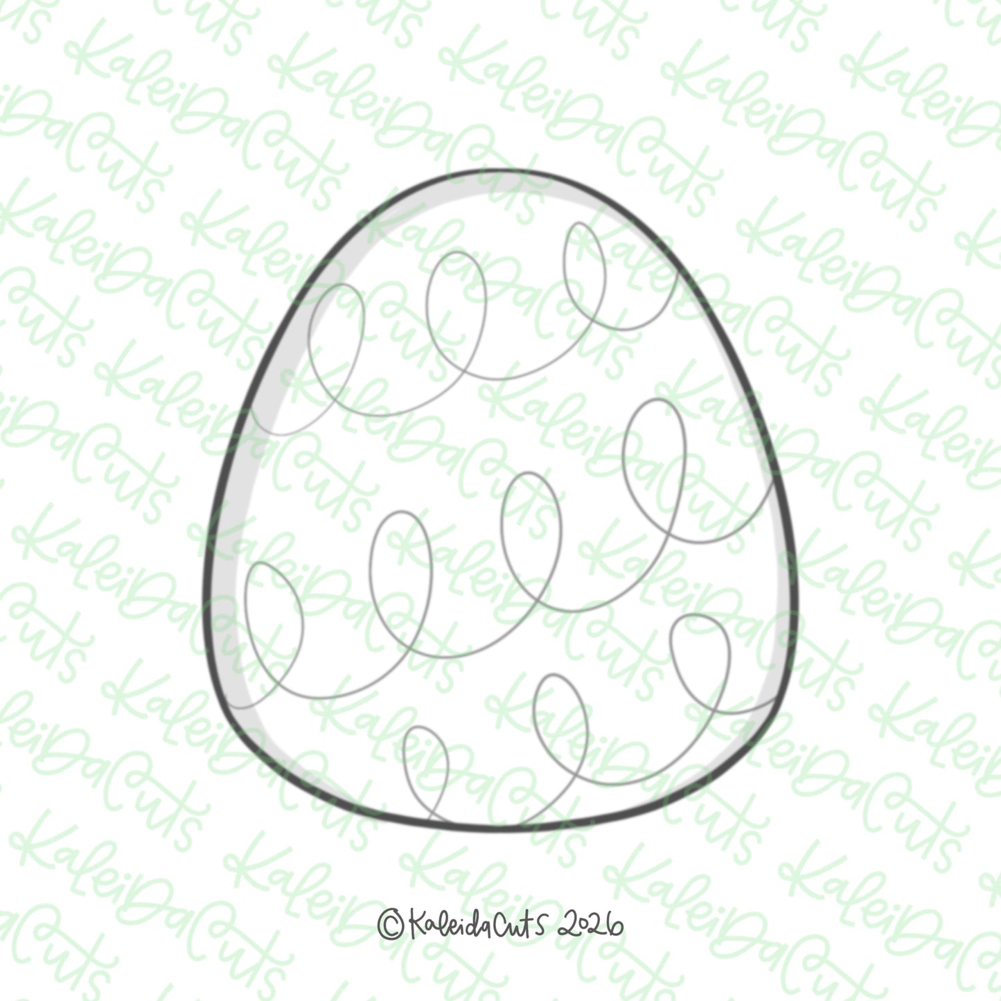 Simple Egg Cookie Cutter