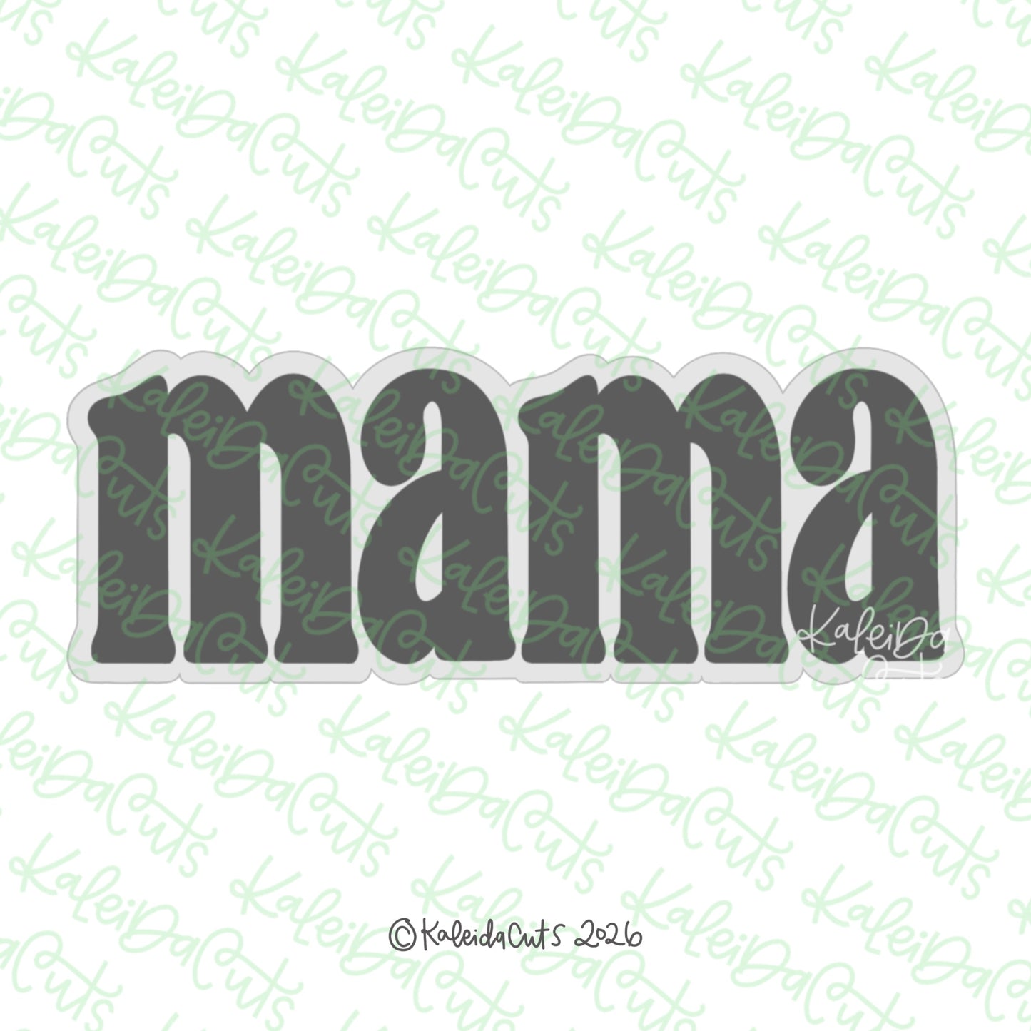 Skinny Mama Plaque Cookie Cutter