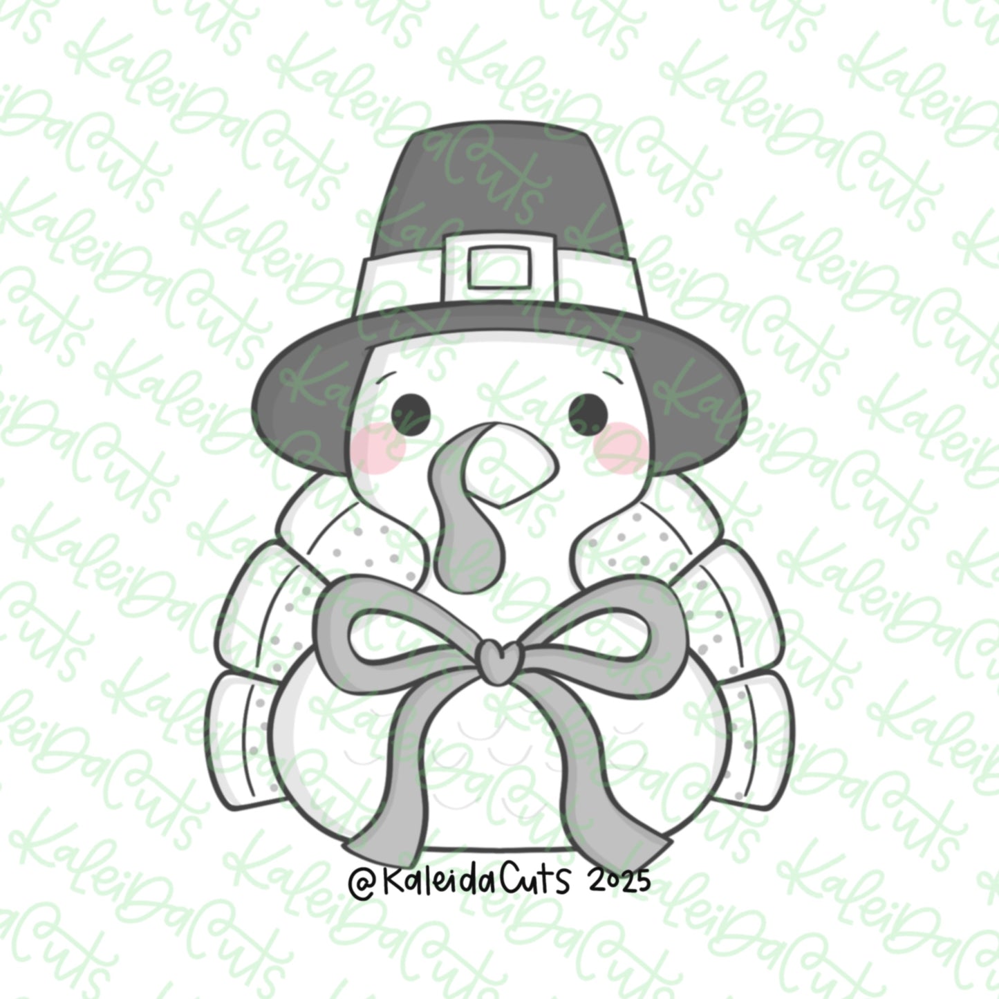 Coquette Pilgrim Turkey Cookie Cutter