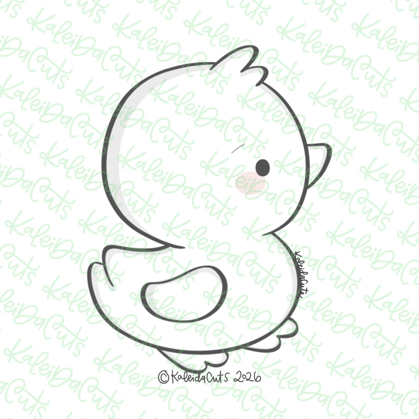 2026 Baby Duck Cookie Cutter