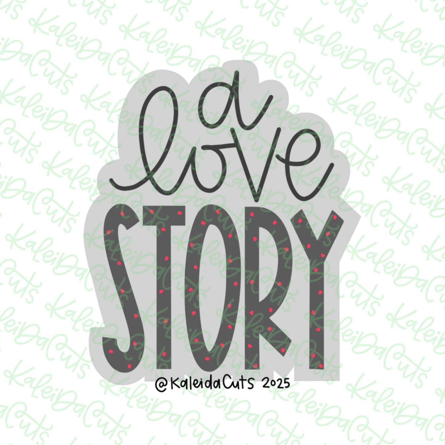 A Love Story Cookie Cutter