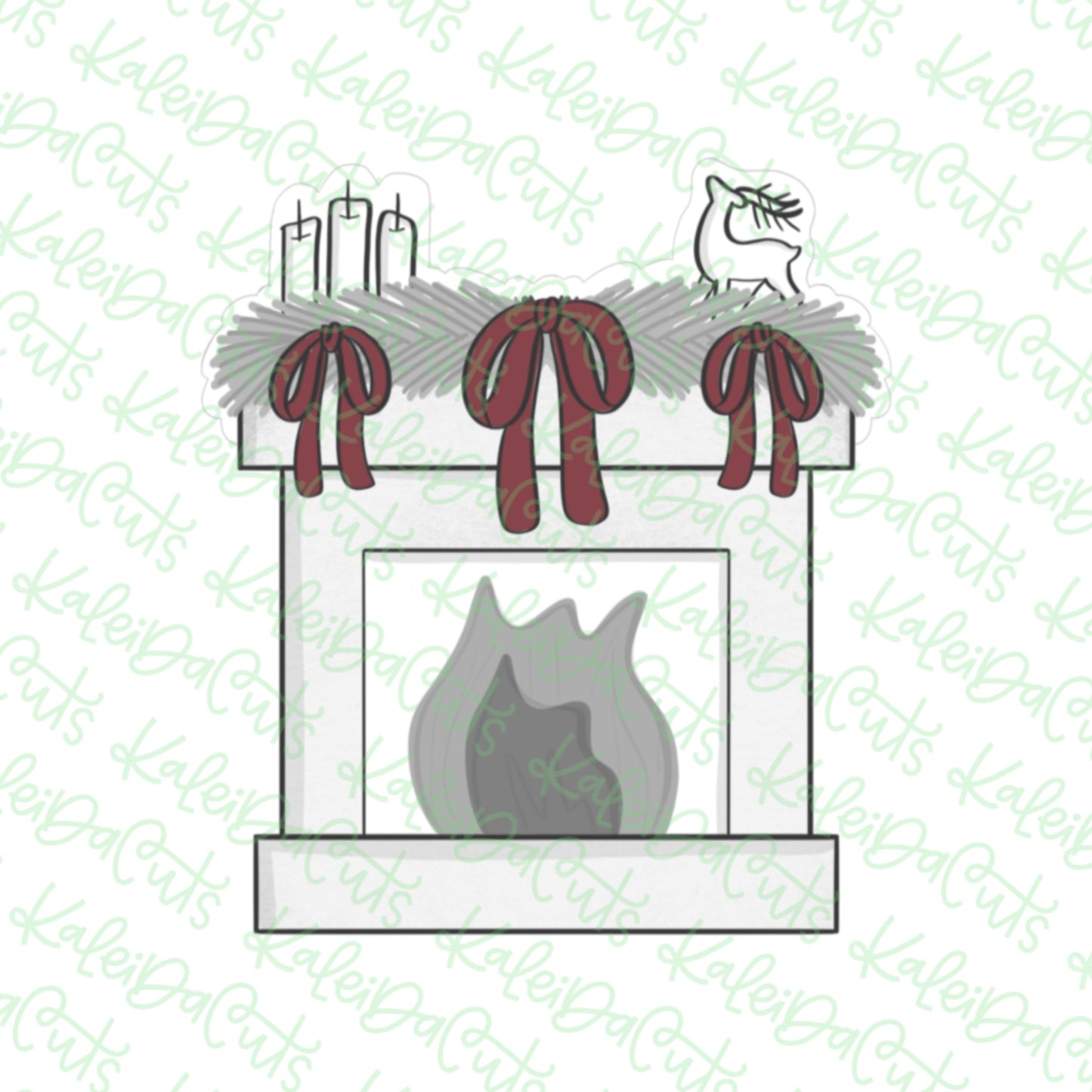 Classic Fireplace Cookie Cutter
