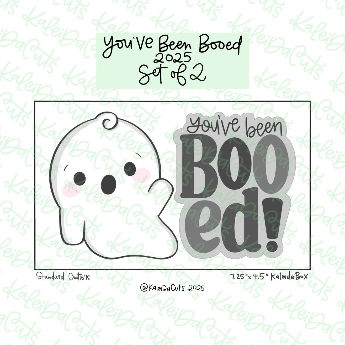 You've Been Booed 2025 Cookie Cutter Set of 2
