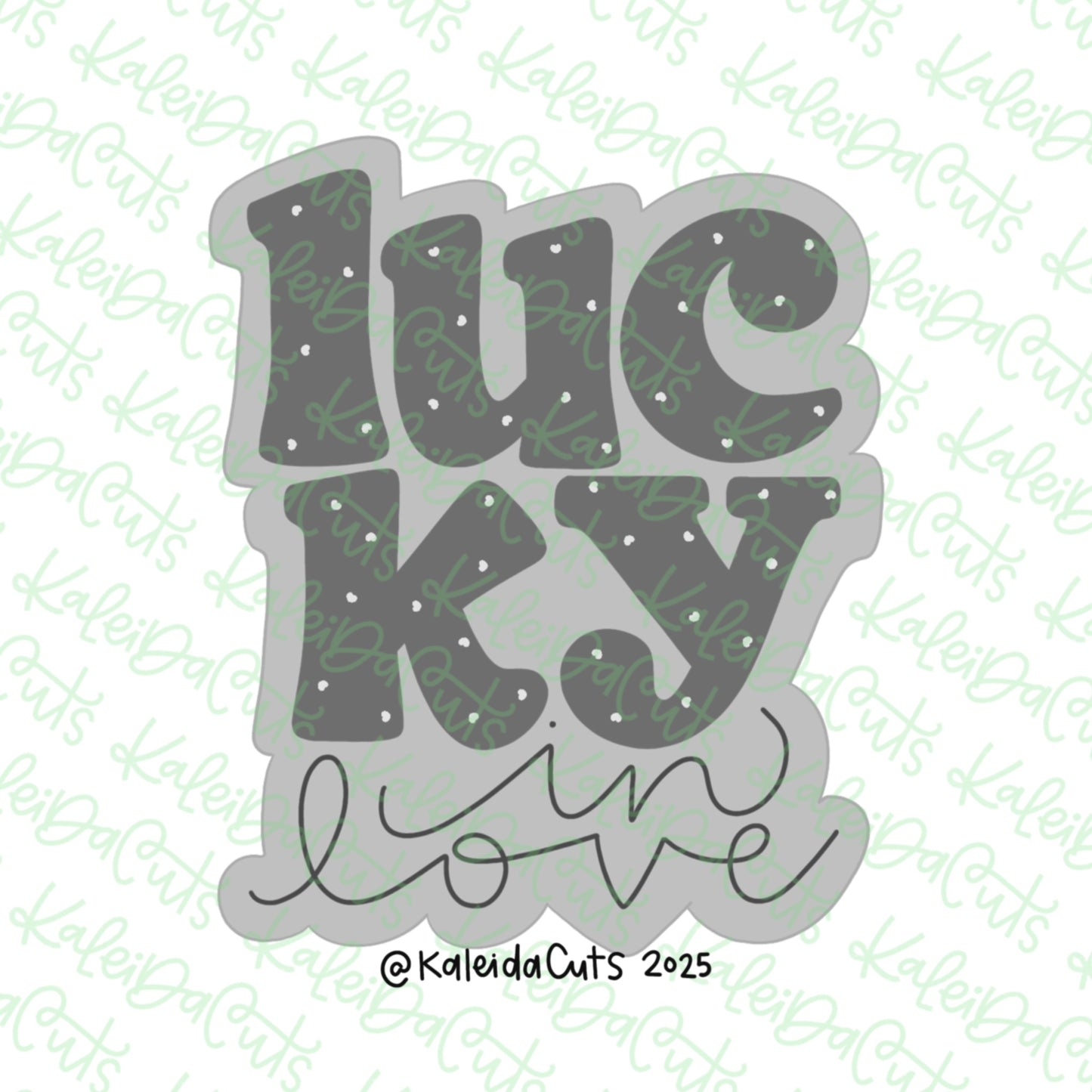 Lucky in Love Cookie Cutter