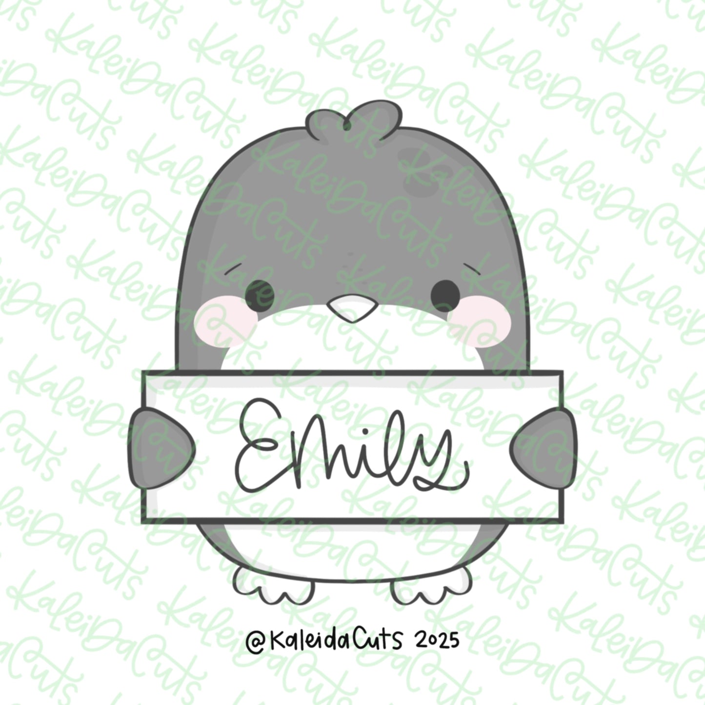 Penguin Chick Plaque Cookie Cutter