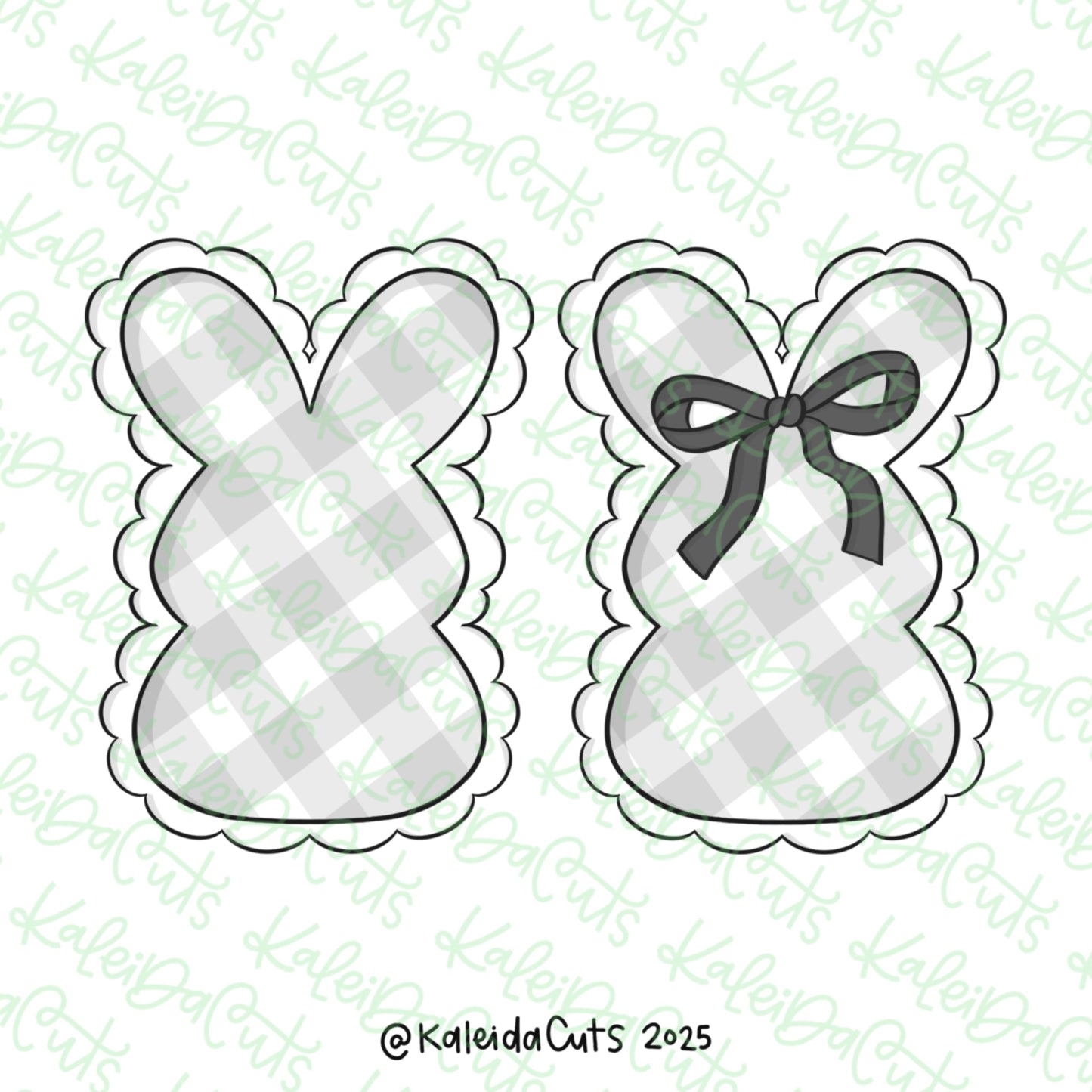 Scallop Bunny Cookie Cutter