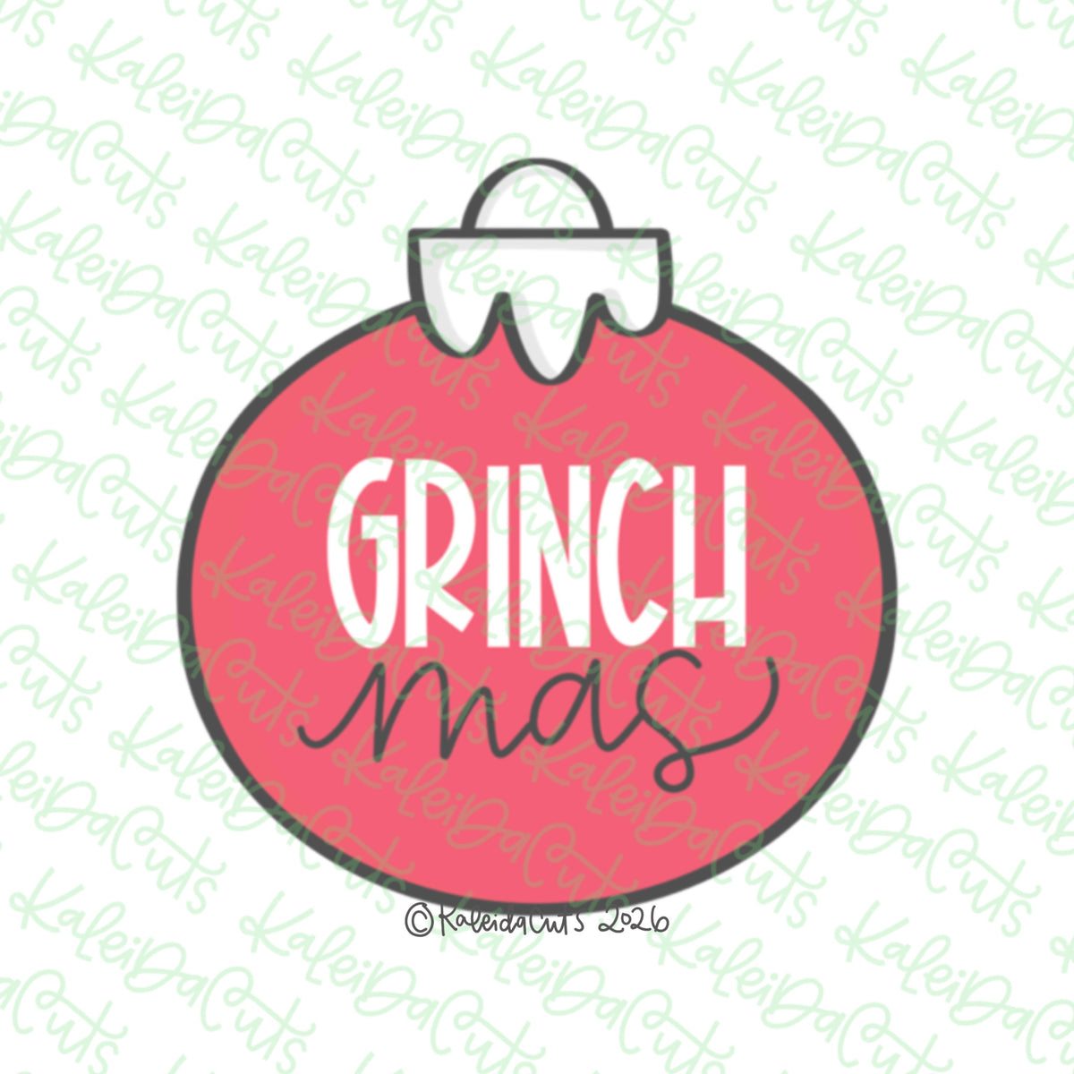 Grouch Green Ornament Cookie Cutter