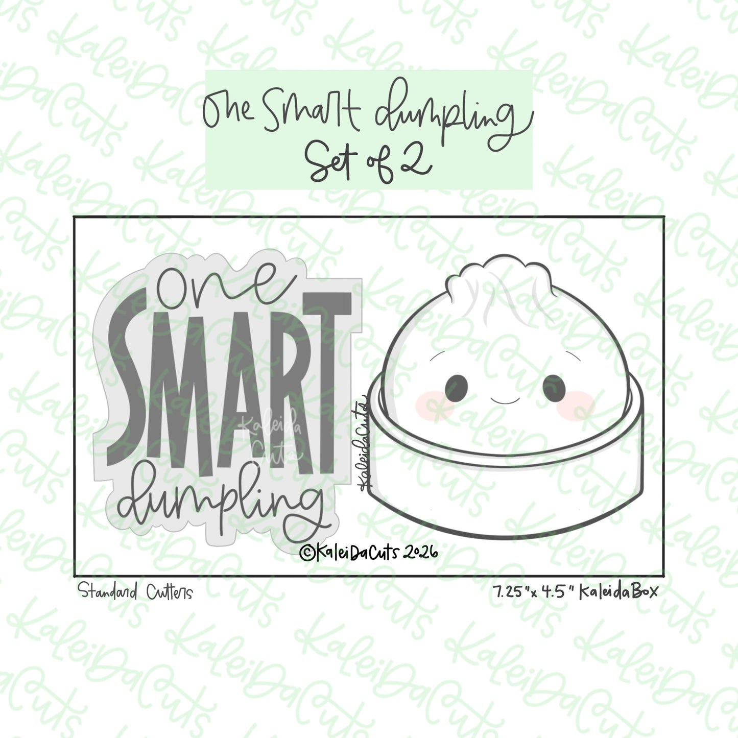 Mystery Dumpling Cookie Cutter Set of 2