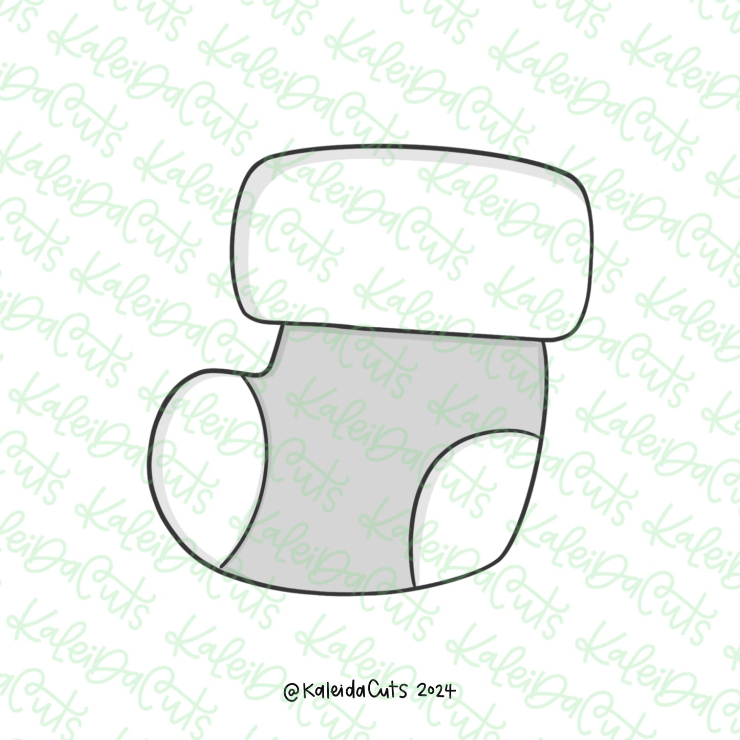 Chubby Stocking Cookie Cutter