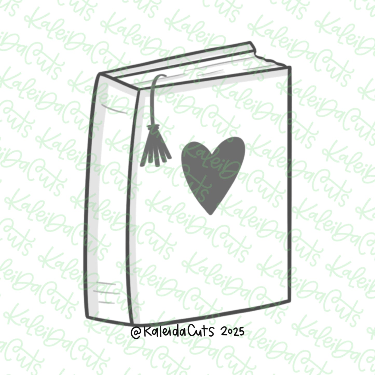 Cozy Book Cookie Cutter