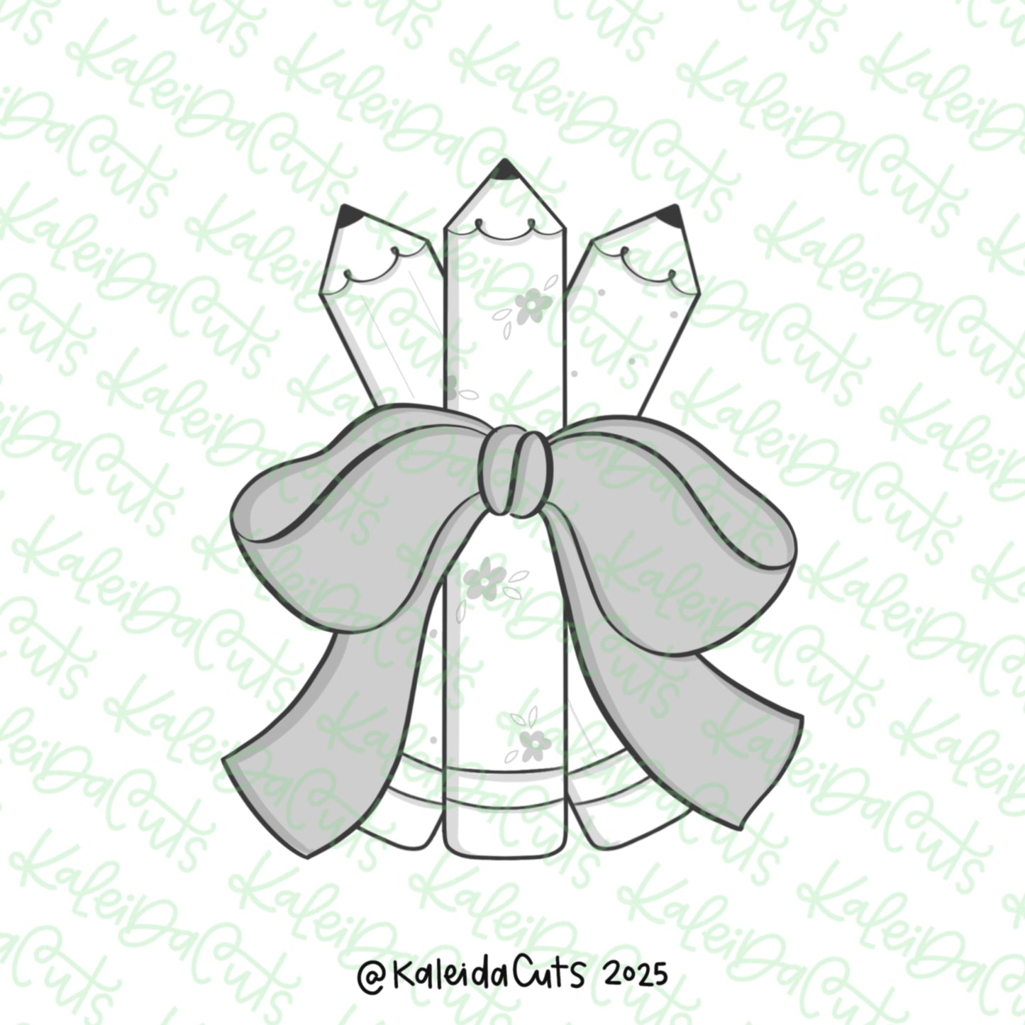 Pencil Bouquet Cookie Cutter