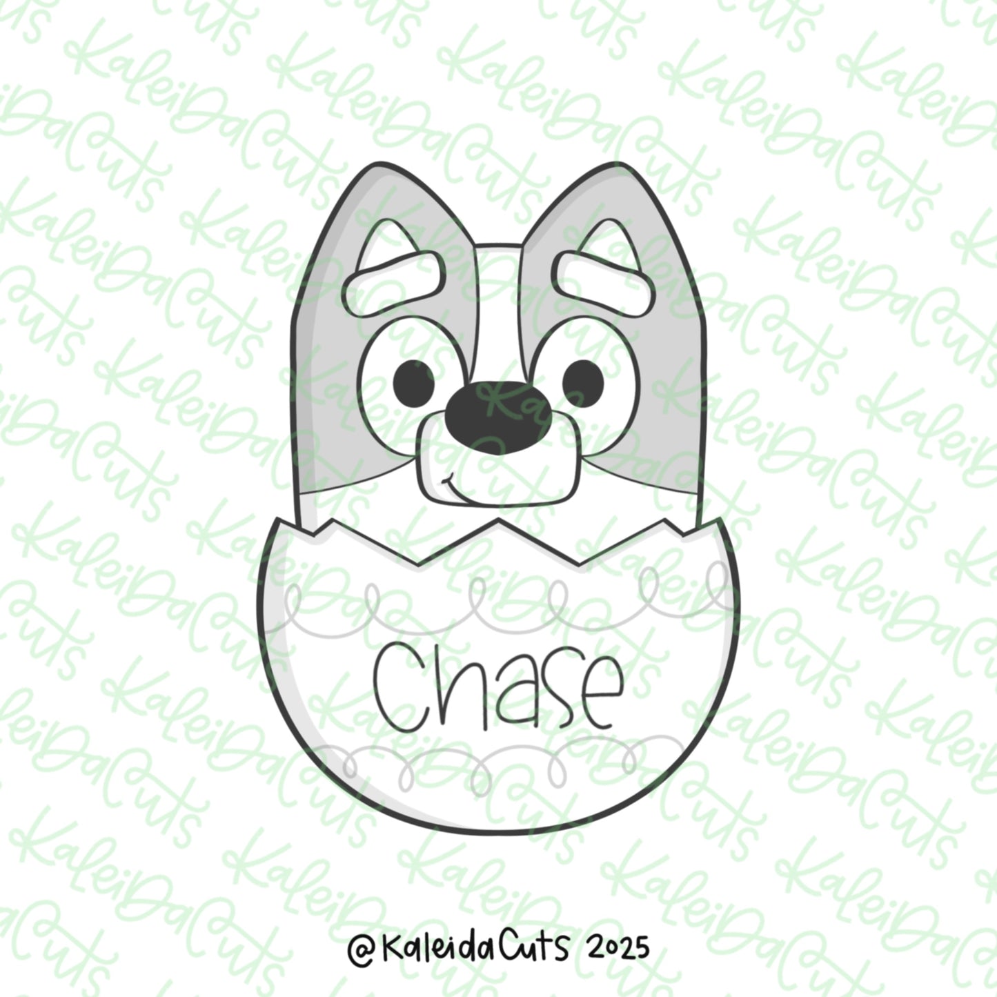 Pup in Egg Cookie Cutter