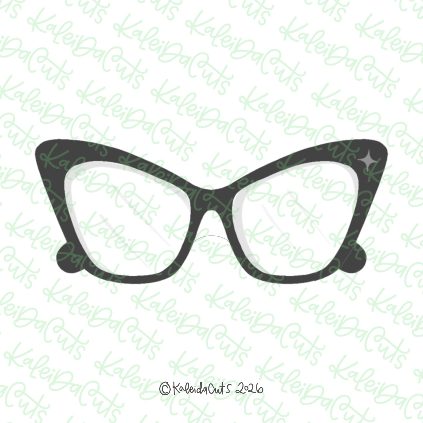 50s Glasses Cookie Cutter
