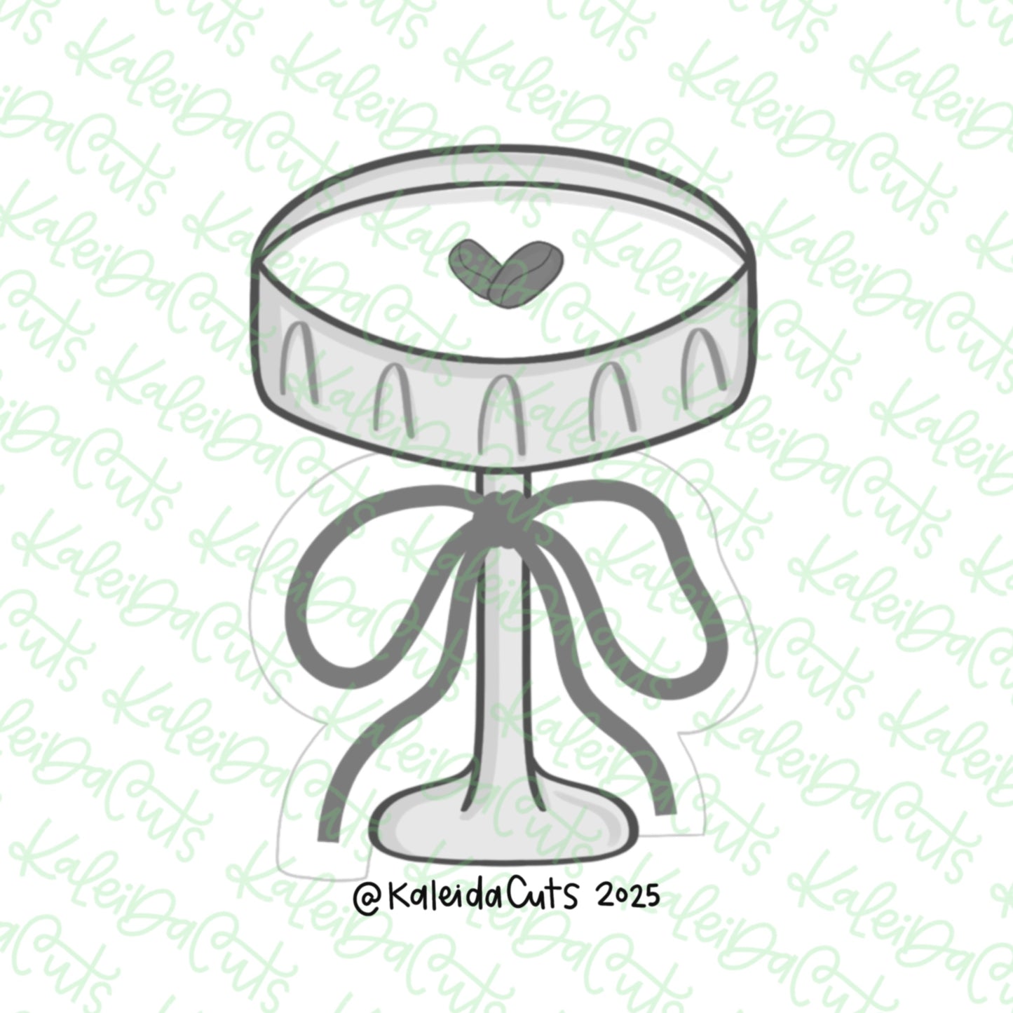 Coquette Coupe Glass Cookie Cutter