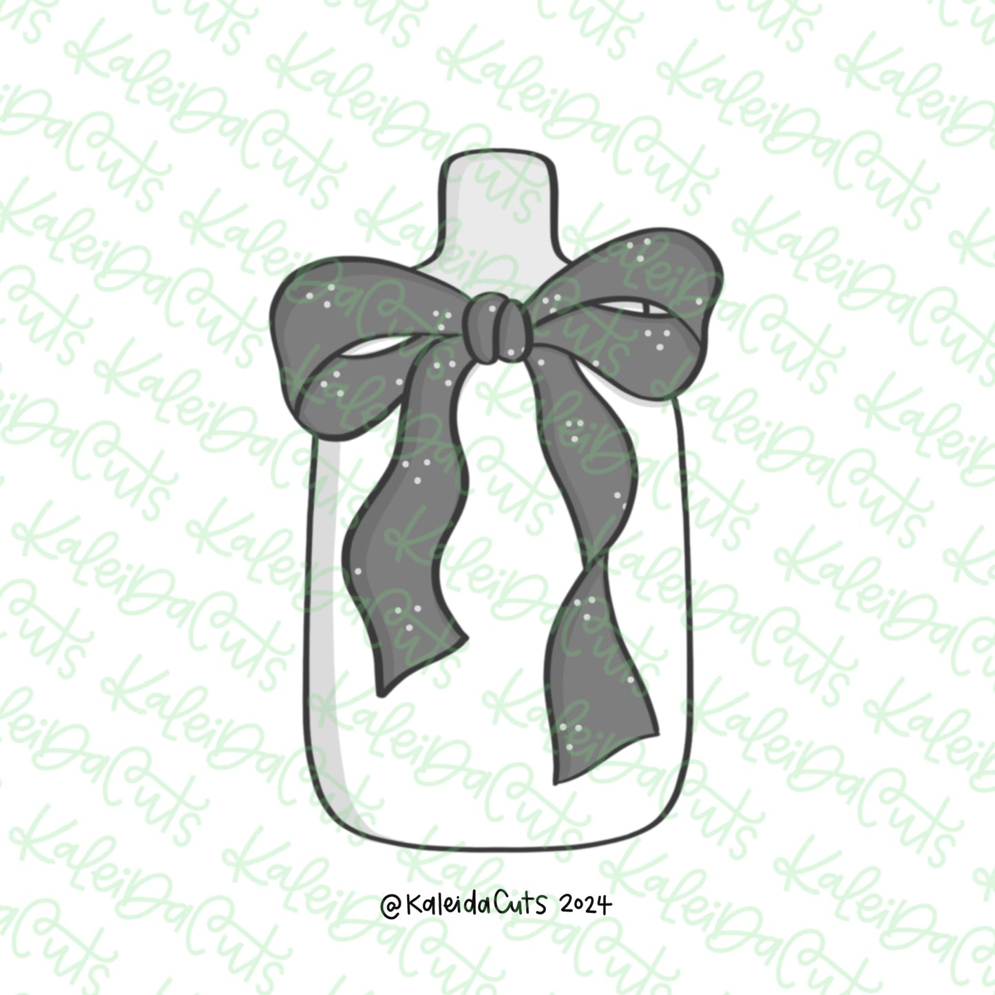 Coquette Baby Bottle Cookie Cutter