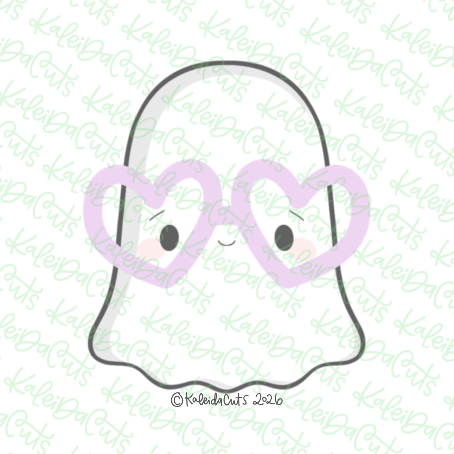 Nerdy Ghost Cookie Cutter