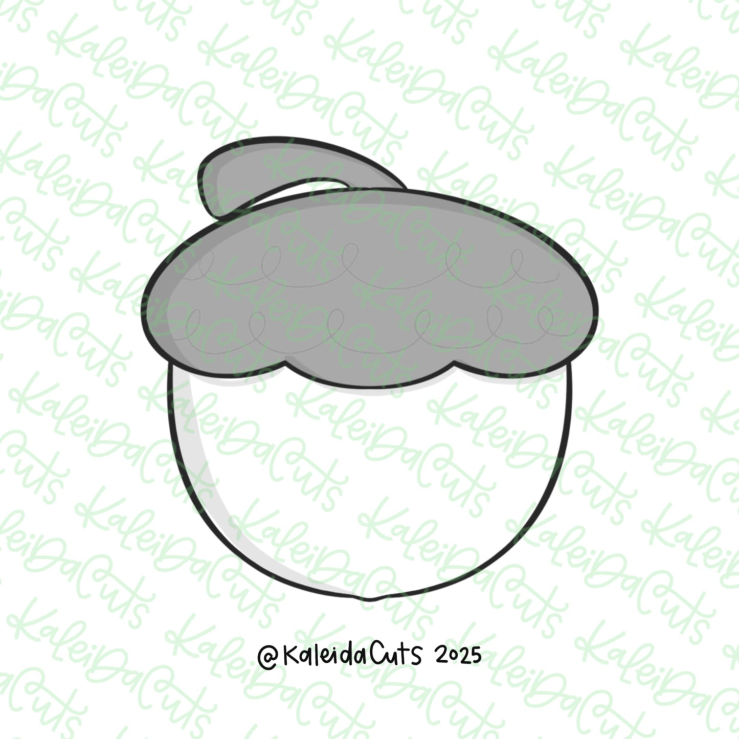 Simple Acorn Cookie Cutter