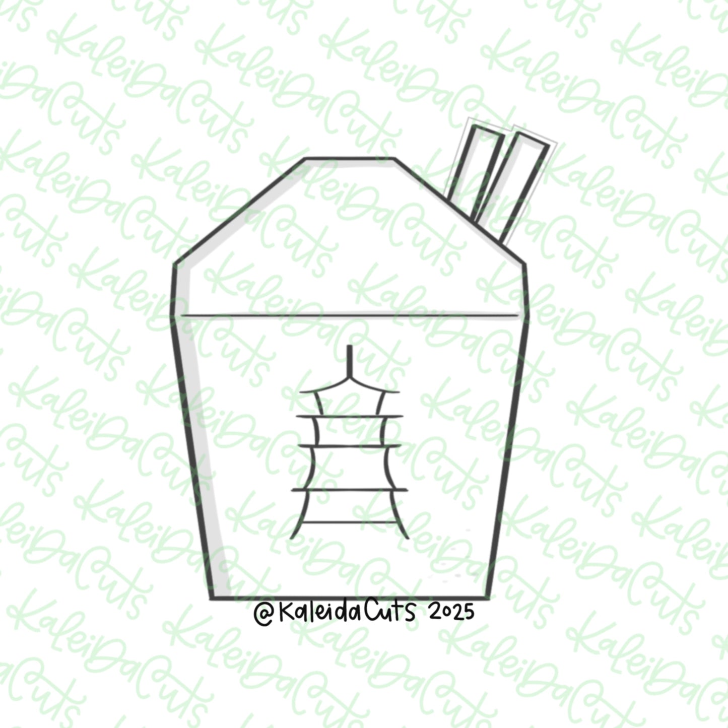 Chinese Takeout Cookie Cutter