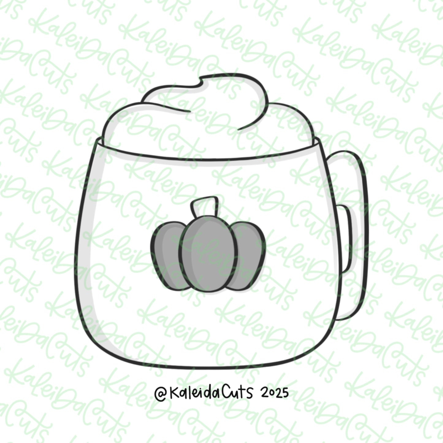 Simple Latte Cookie Cutter