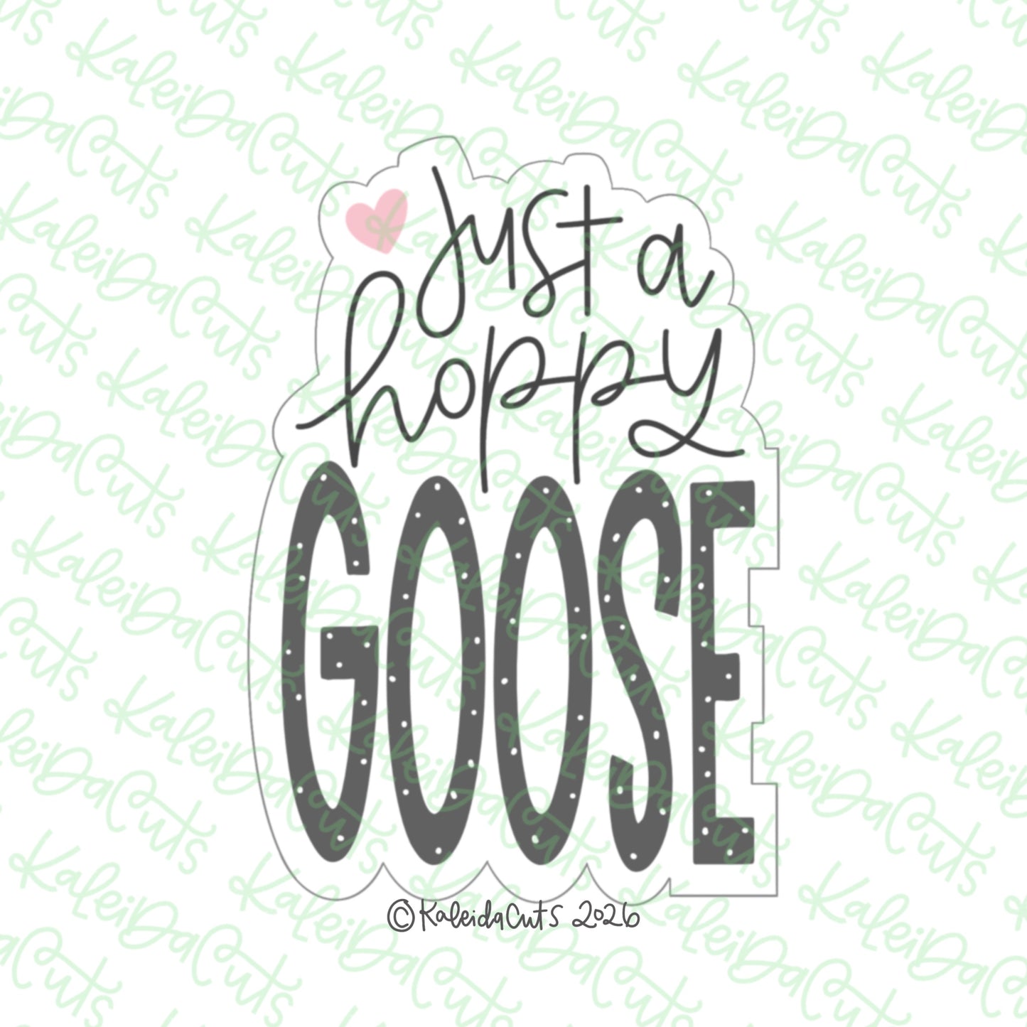 Just a Hoppy Goose Cookie Cutter