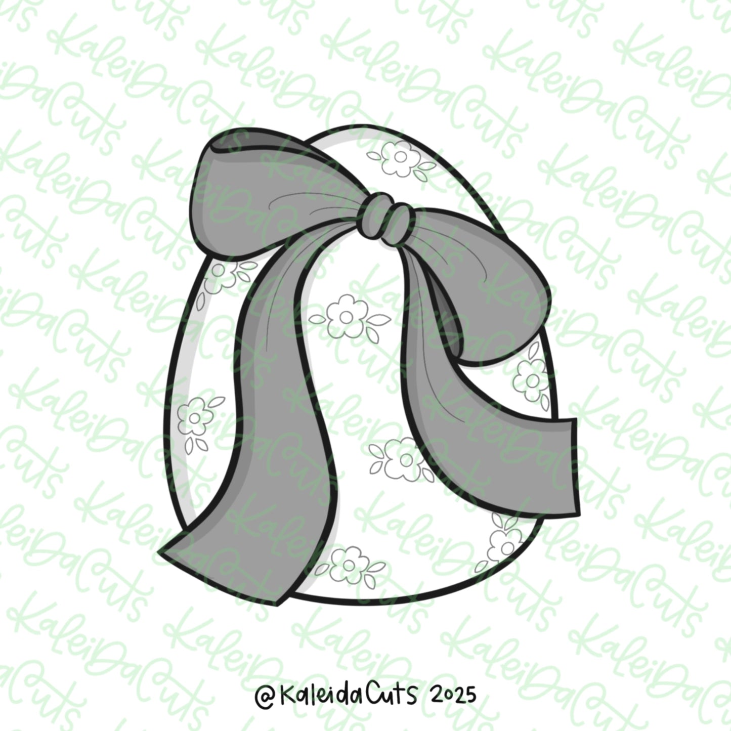 2025 Easter Egg Cookie Cutter