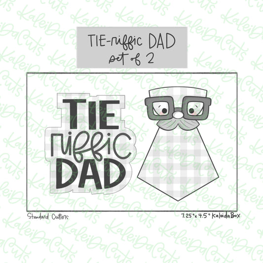 TIEriffic Dad Cookie Cutter Set of 2