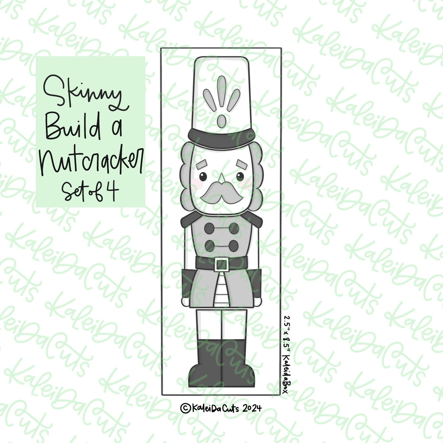 Skinny Build a Nutcracker Cookie Cutter Set of 4