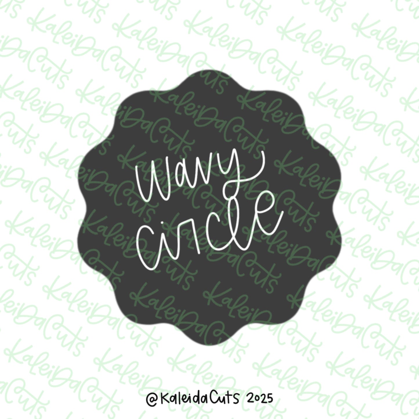 Wavy Circle Cookie Cutter