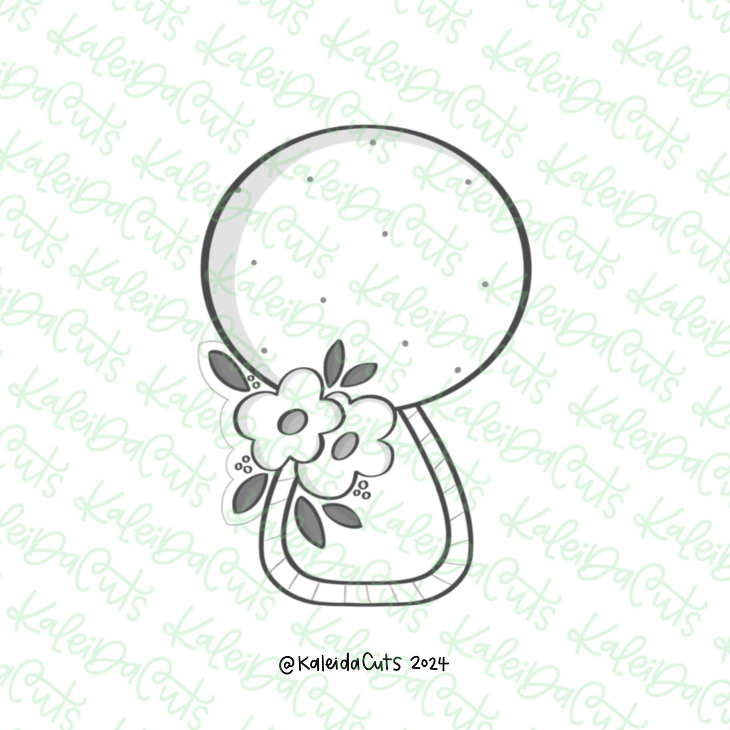 Bloom Rattle Cookie Cutter