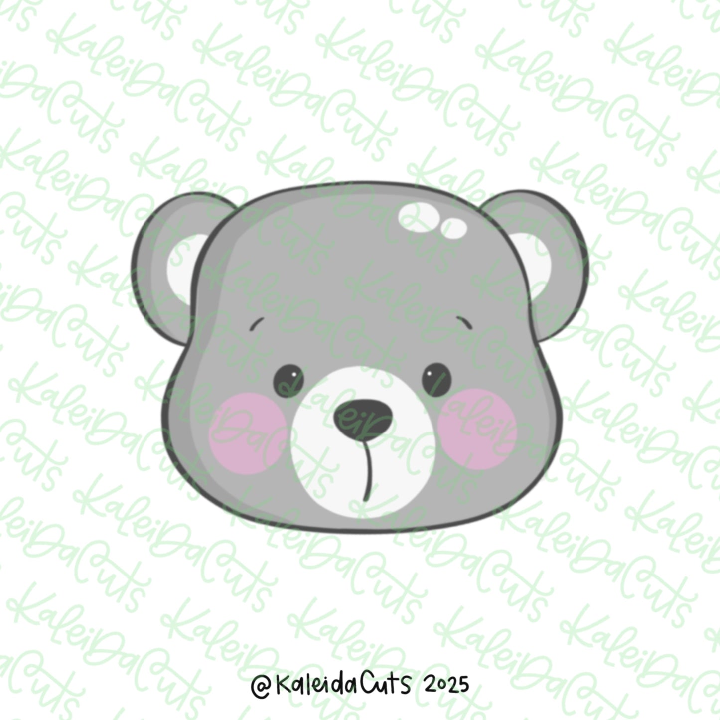 Teddy Bear Face Cookie Cutter