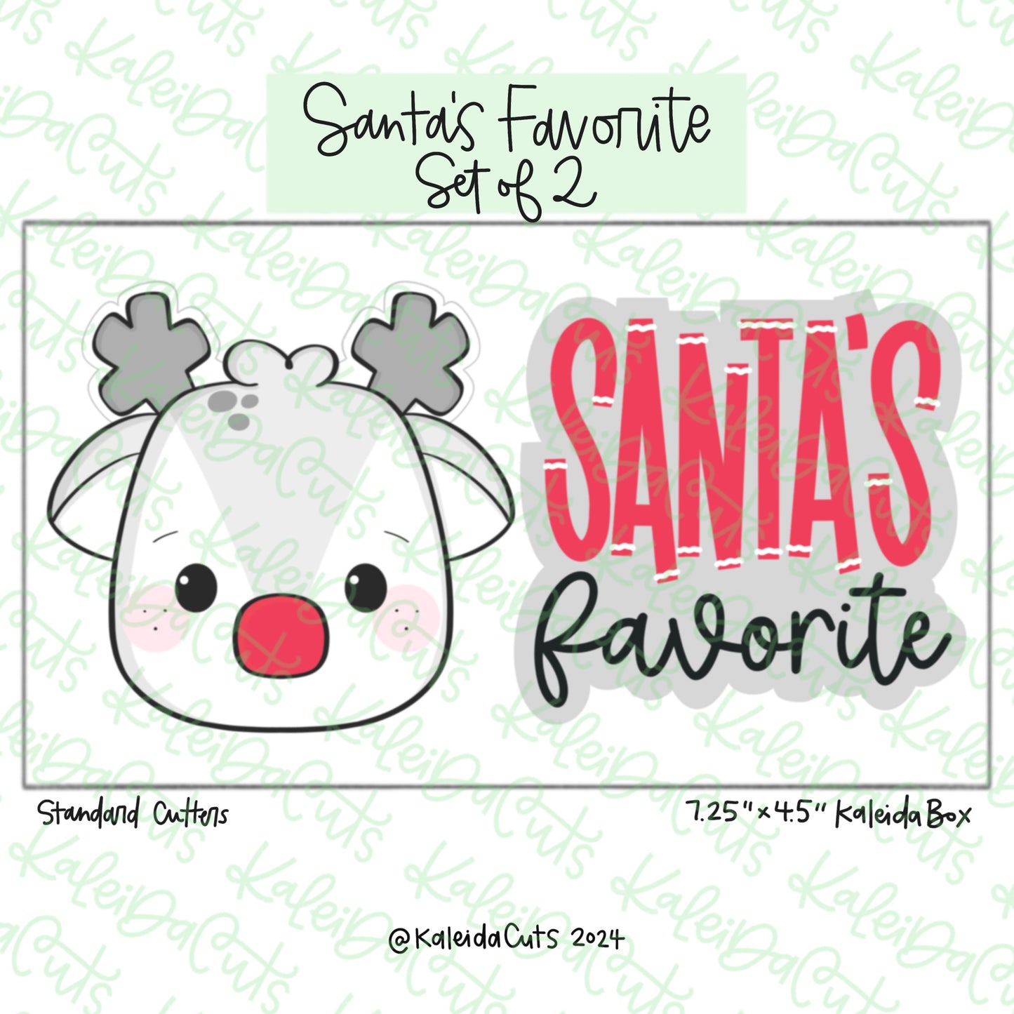 Santa's Favorite Cookie Cutter Set of 2