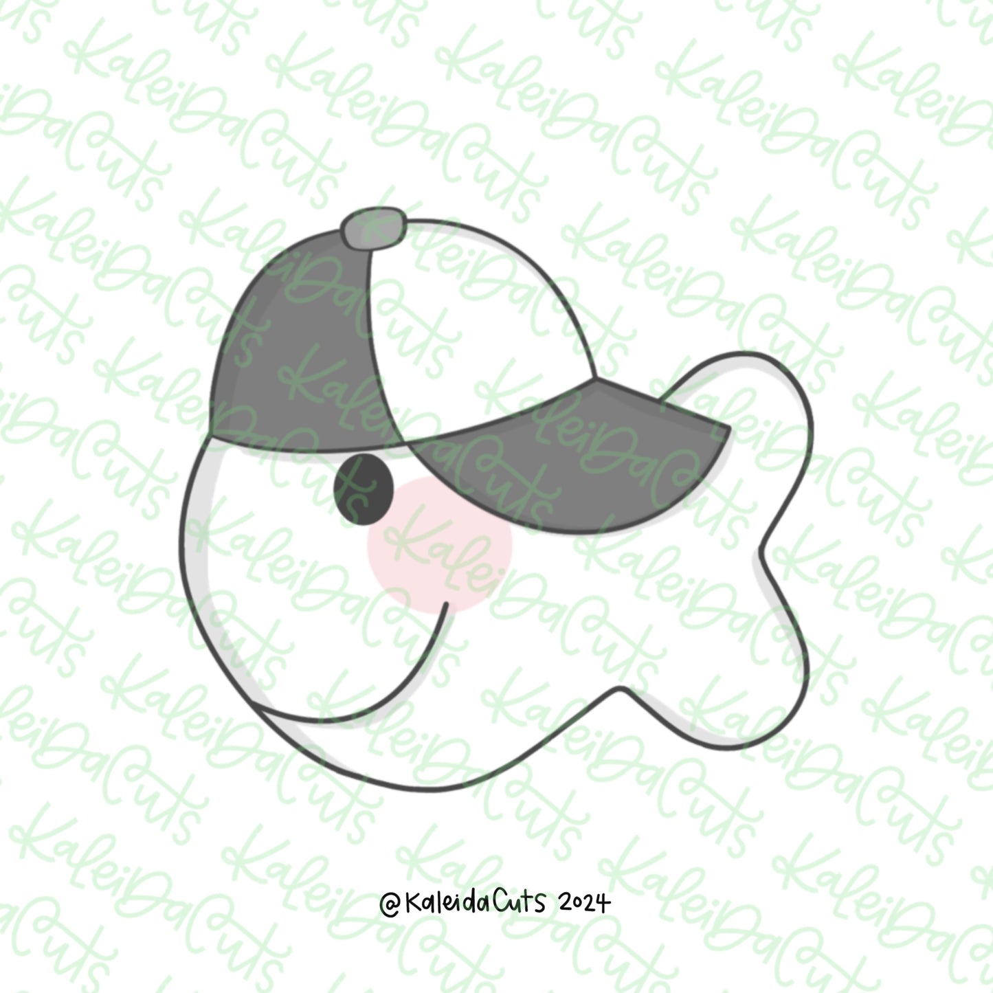 Goldfish Kid Hat Cookie Cutter