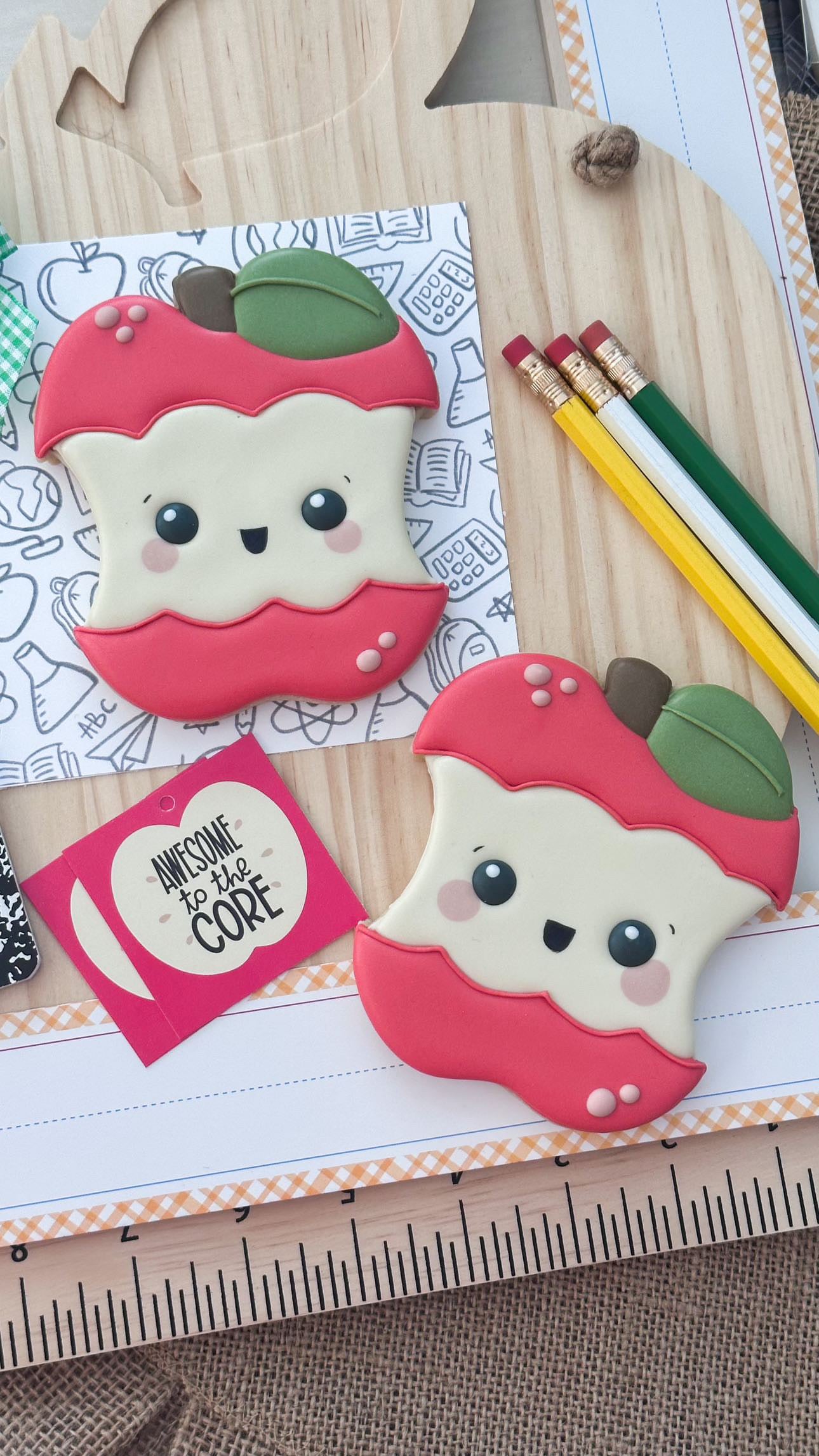 Apple Core Cookie Cutter