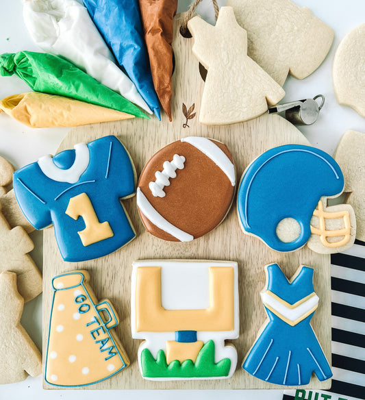 Summer's Sweet Shoppe (CC2C) Football Tailgate Class Set of 6 Cookie Cutters