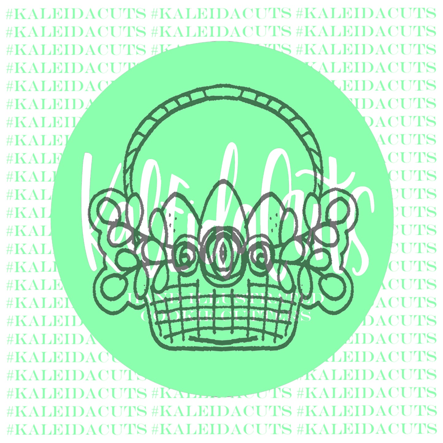 Floral Basket Cookie Cutter