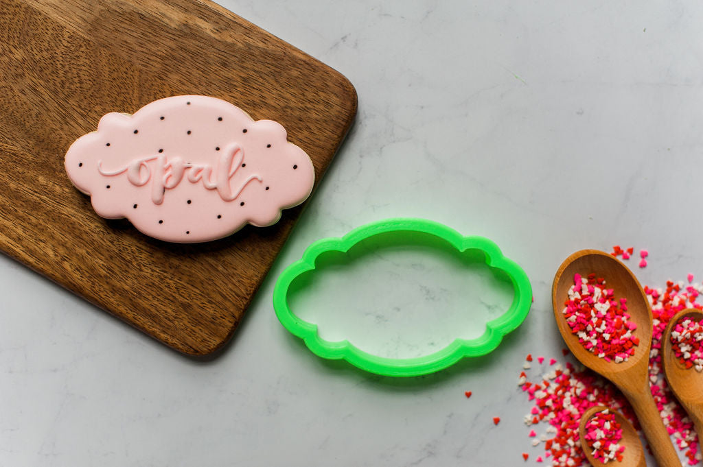 Opal Plaque Cookie Cutter