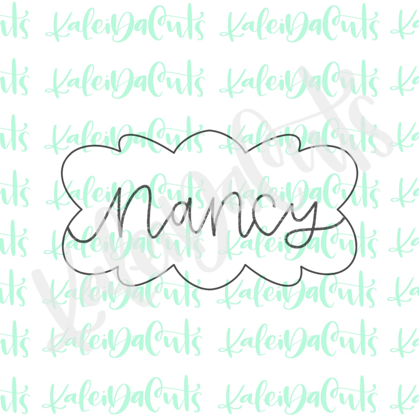 Nancy Plaque Cookie Cutter